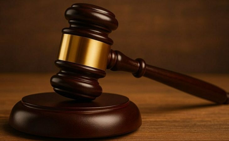 Деревянный молот судьи. Изображение сгенерировано нейросетью DALL-E / amic.ru