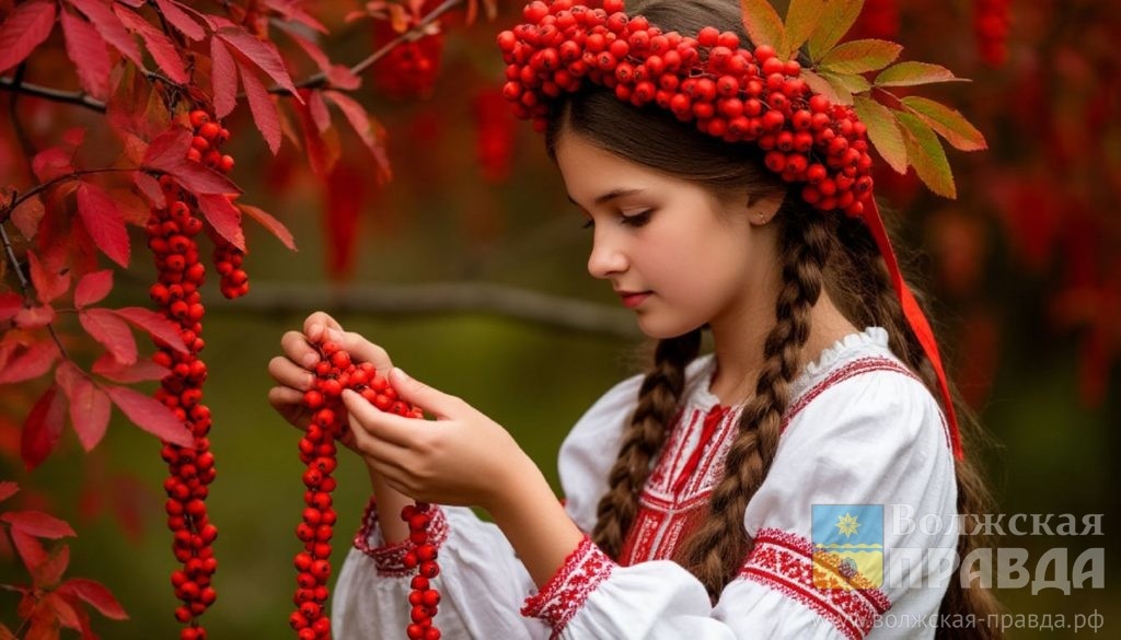 Изображение сгенерировано с помощью нейросети Шедеврум и носит иллюстративный характер📷    Именины у рябины: традиции 23 сентября
