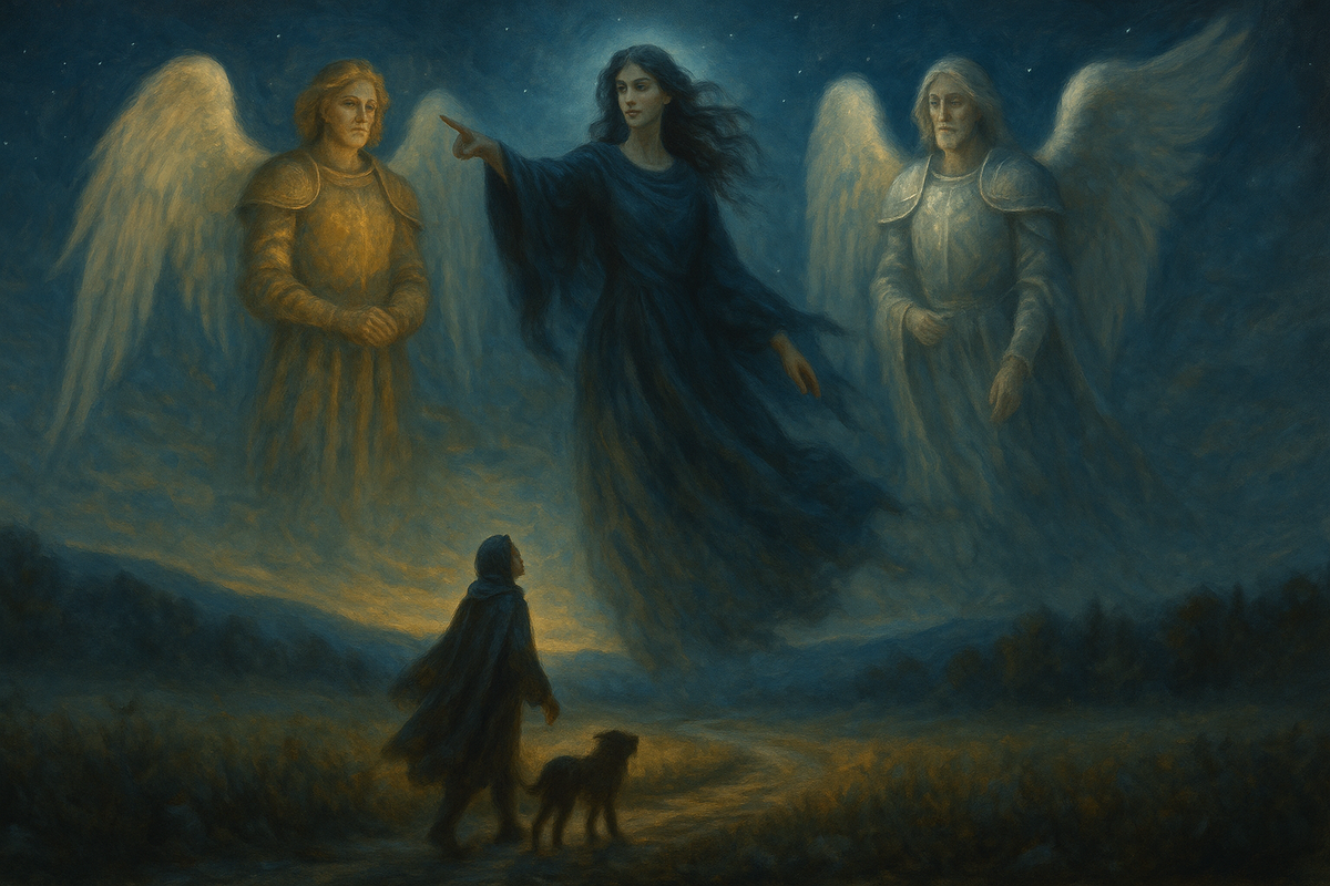 Высшие силы уже рядом. Их взгляд с небес направлен именно на Ваш путь…