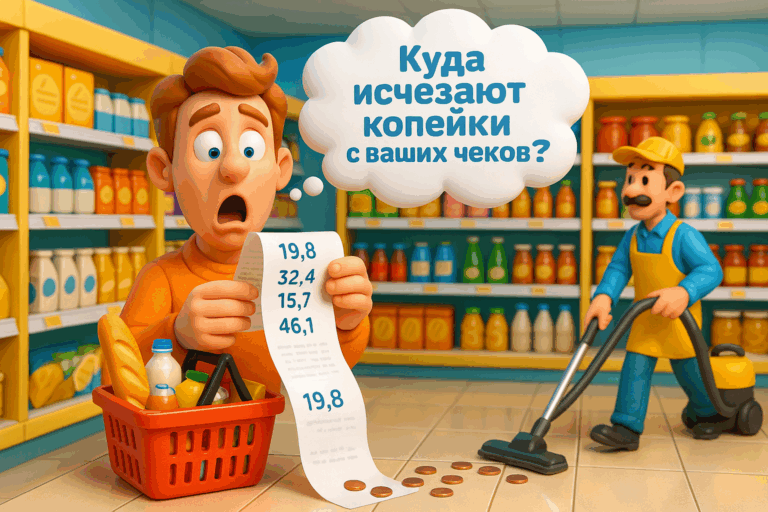    Куда исчезают копейки с ваших чеков? admin