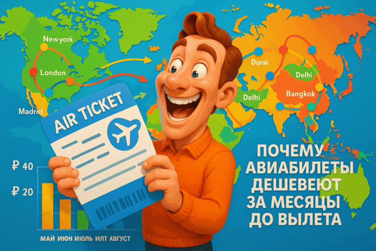    Почему авиабилеты дешевеют за месяцы до вылета admin