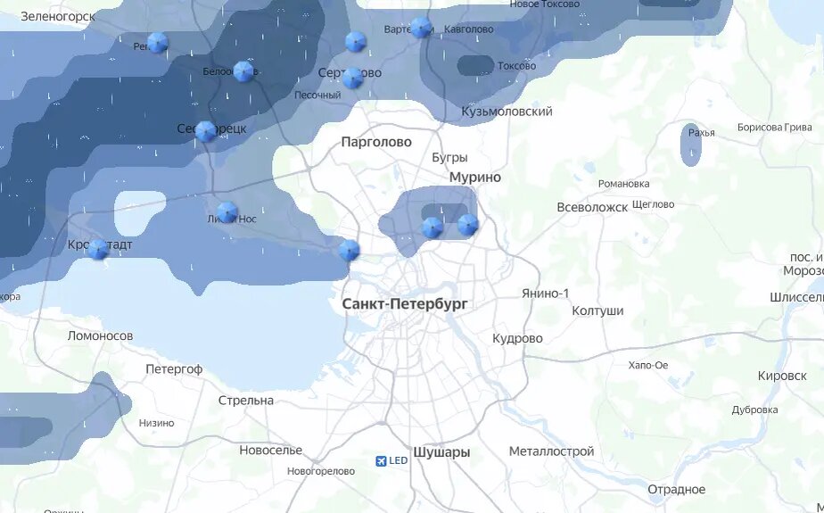    Фото: скрин Яндекс Погода