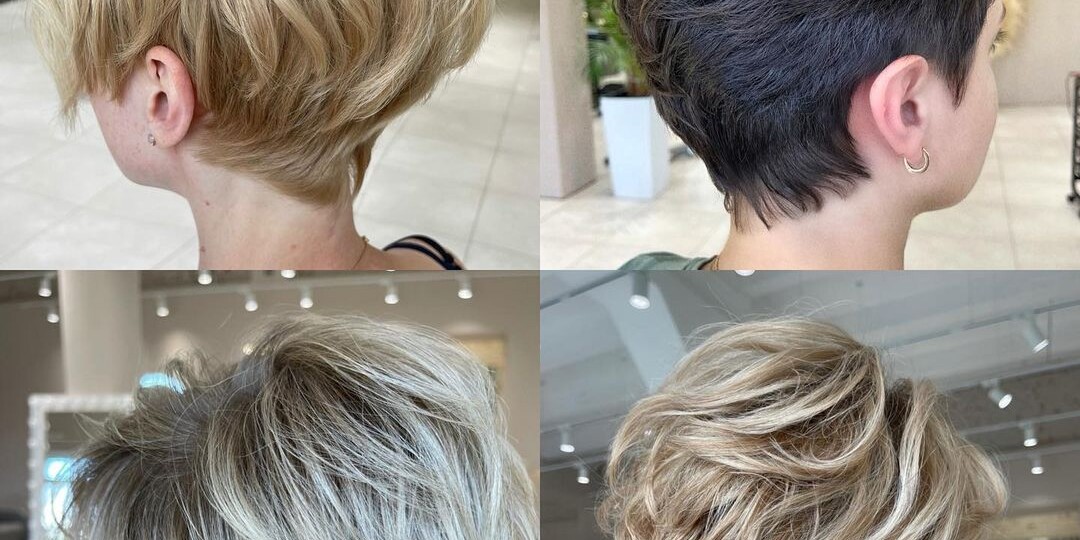 20 современных идей для коротких стрижек на ножке на 2025 год