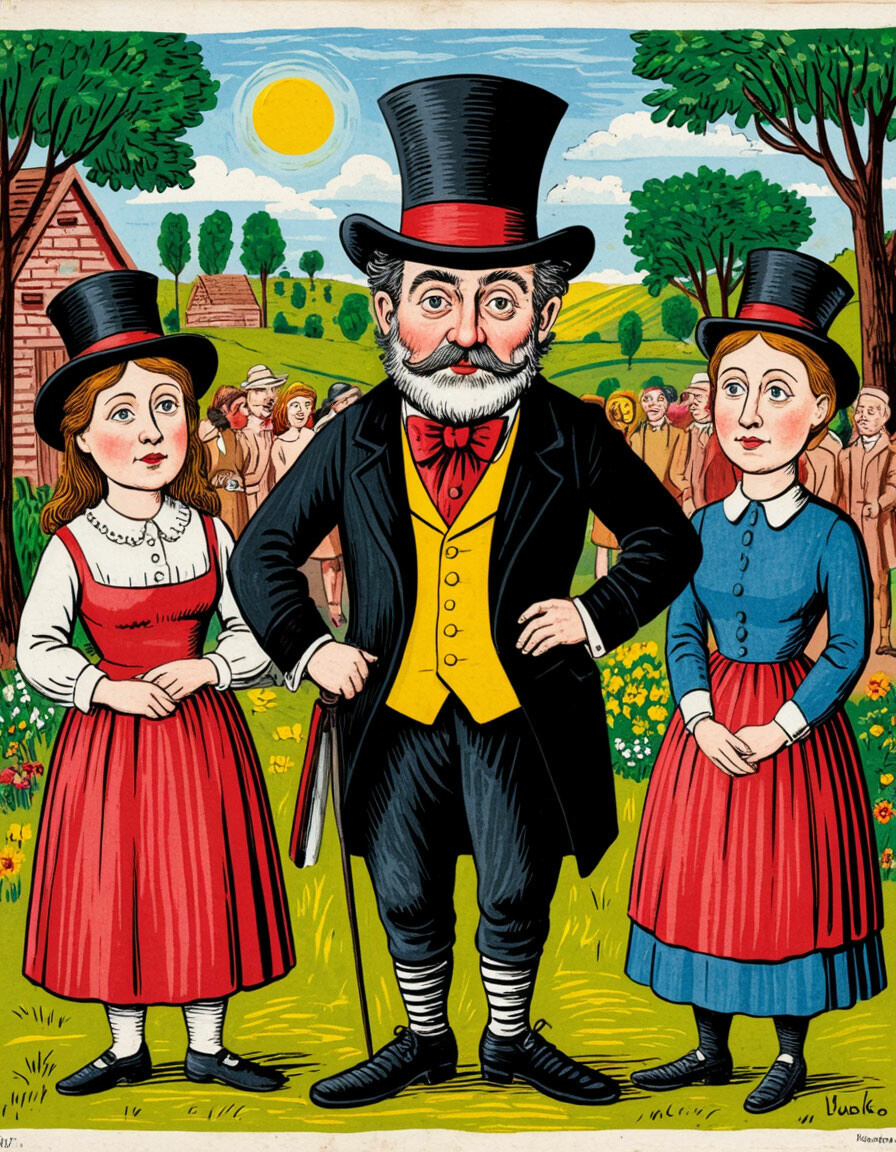 - Подходи поближе, публик почтенная, полупочтенная, и которая так себе! Покажу вам сказочку из Аглицкой землицы - нету в ей ничего, окромя небылицы!