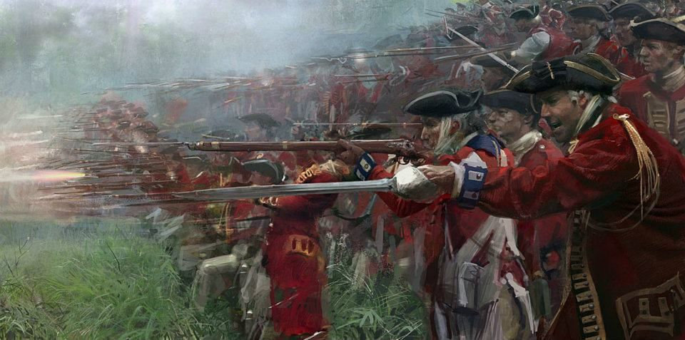 Линейная тактика ведения боя. (изображение из открытых источников)