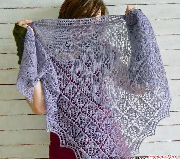 Как связать шаль от угла: пошаговый разбор