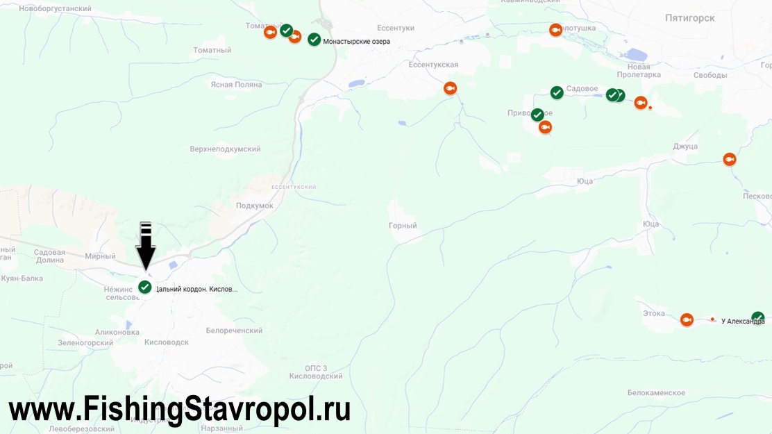 Платная рыбалка "Дальний Кордон. Кисловодск"