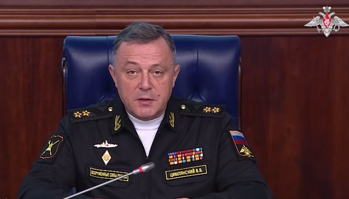    На фото стоп-кадр видеозаписи МО РФ Редактор