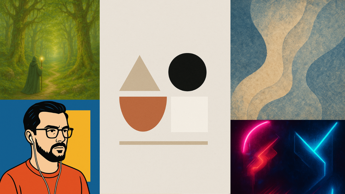 Обложки, сгенерированные с помощью ИИ в артифике