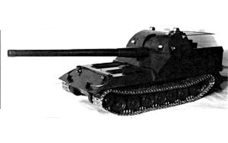 Макет САУ "Объект 261". В металле машину так и не построили. Фотография в свободном доступе.