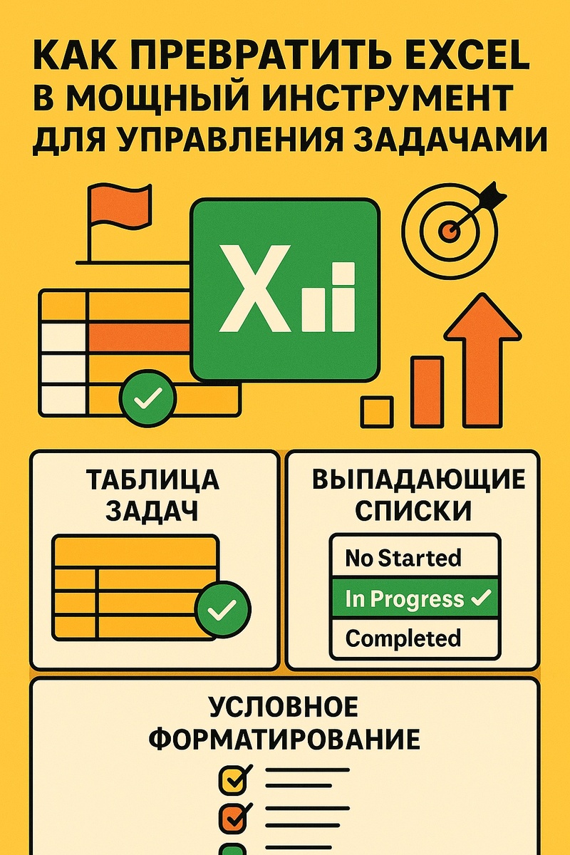 Как превратить Excel в мощный трекер задач — лайфхаки 2025, о которых мало кто знает!