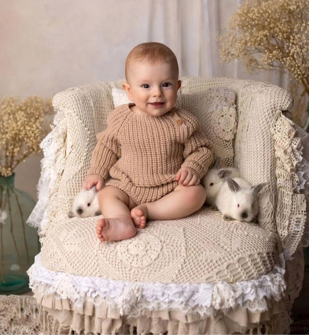 Ромпер Cozy - идеально для фотосессии малыша