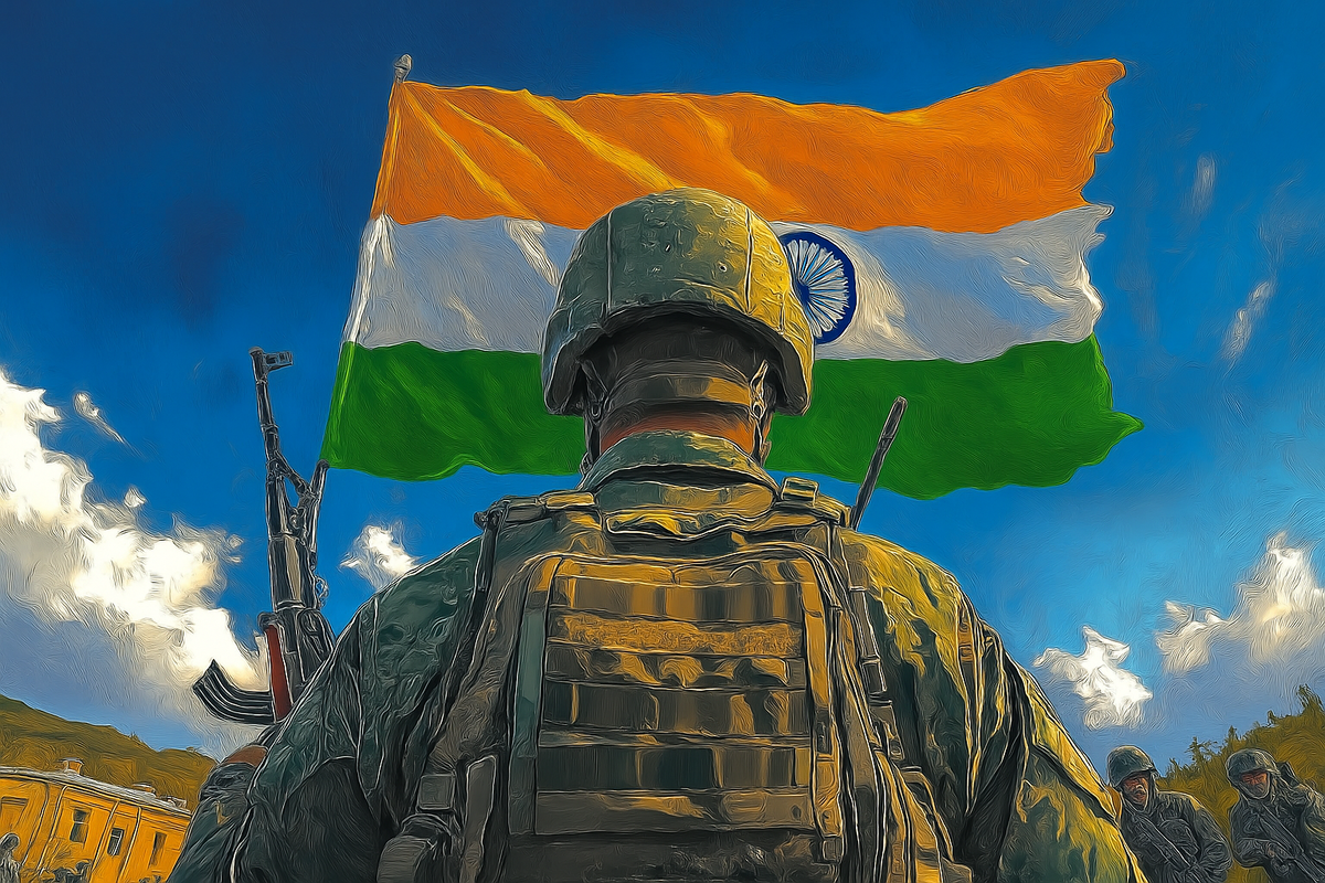 Ракеш Кумар якобы насильно прошел подготовку в Донбассе и отправился на фронт. Фото: создано в Midjourney/ChatGPT © URA.RU