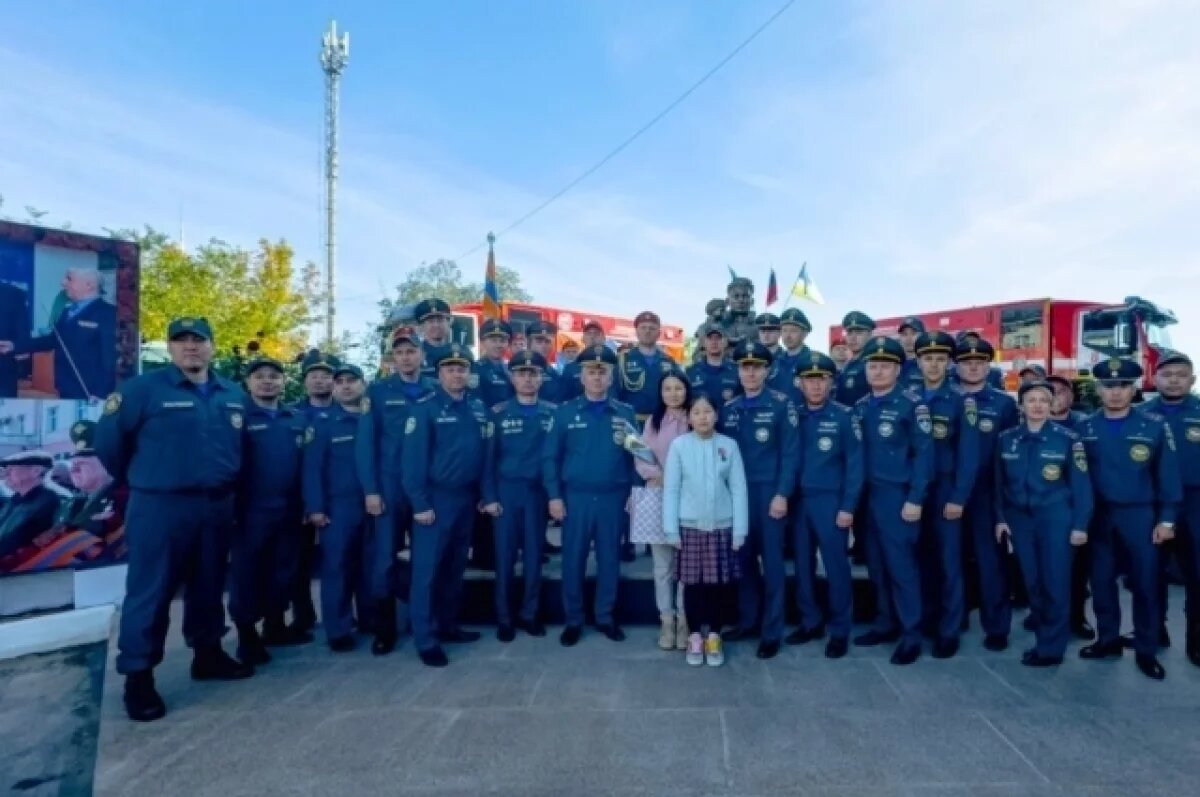   Ученица из Улан-Удэ получила медаль МЧС России «За спасение на пожаре»