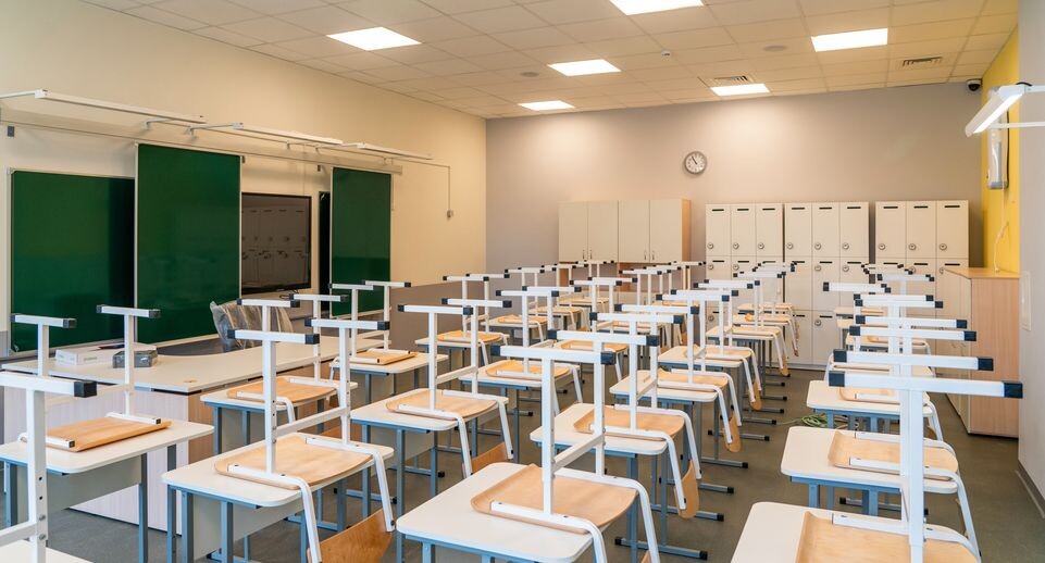    Учебный класс в новой начальной школе гимназии №7 им. Д.П. Яковлева в Красногорске / Медиасток.рф