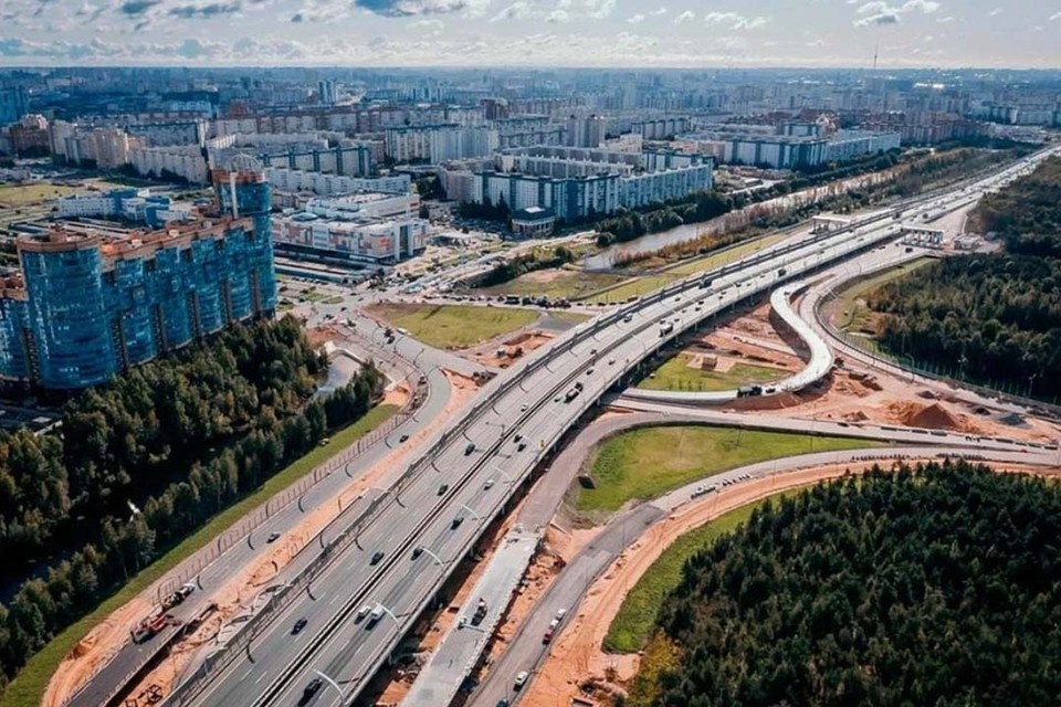    Магистраль разгрузит КАД и уменьшит поток через Пушкин и Павловск. Фото: t.me/a_beglov