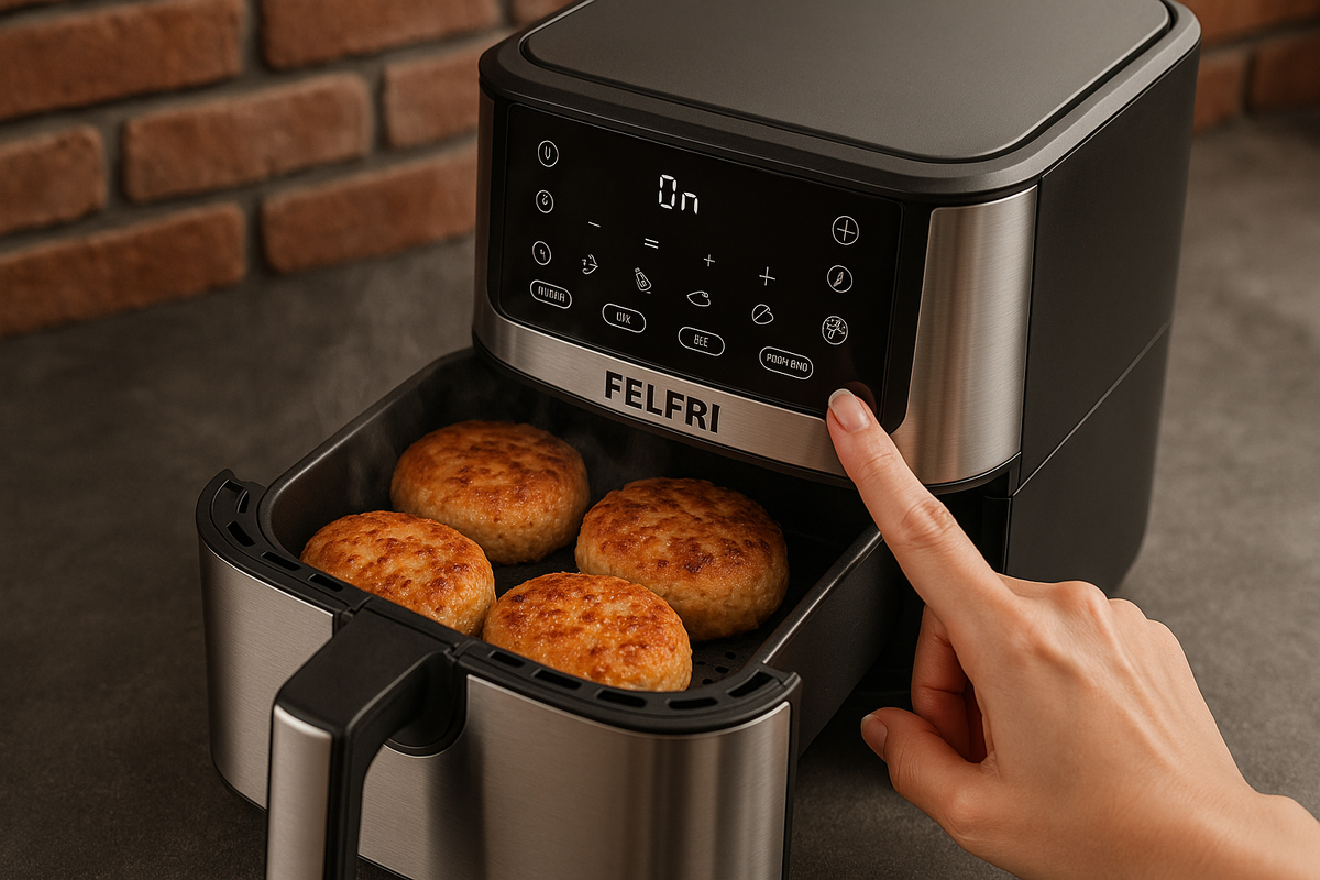 Куриные котлеты в аэрогриле