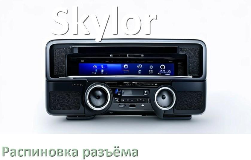 
Распиновка разъёма магнитолы Skylor Андроид по цветам проводов