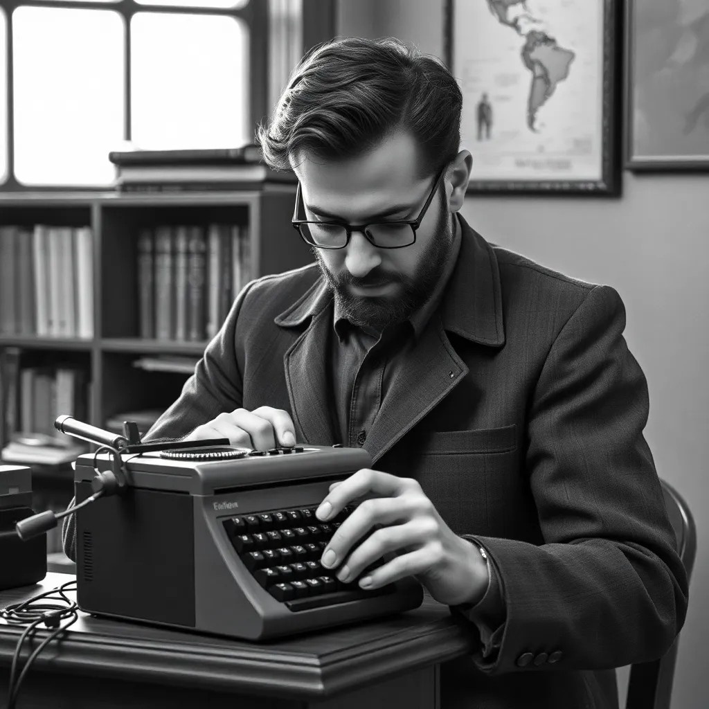 Иллюстрация "Писатель".