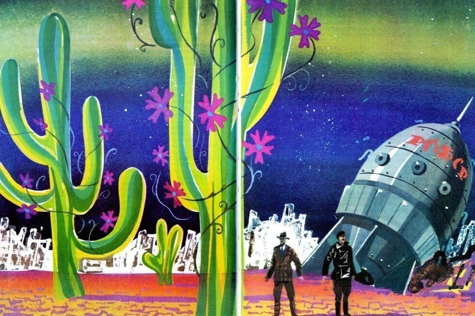 Андрей Аршак. Иллюстрация к роману Алексея Толстого "Аэлита". Изображение взято из открытых источников