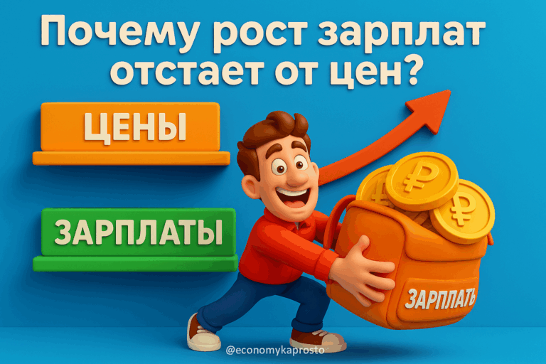    Почему рост зарплат отстает от цен? admin