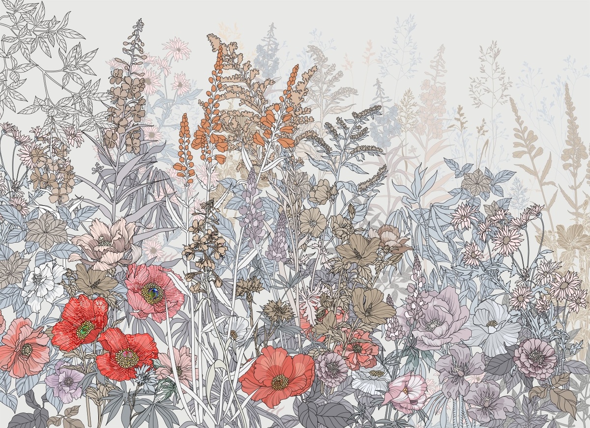 Принт "Алтайская степь". Моллен