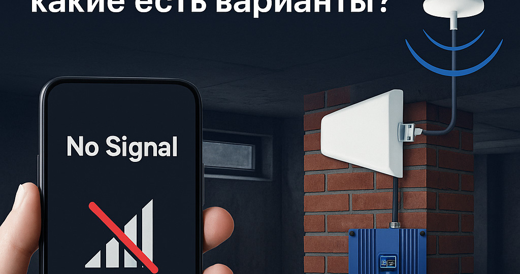 Усиление связи в подвале или цокольном этаже — какие есть варианты?