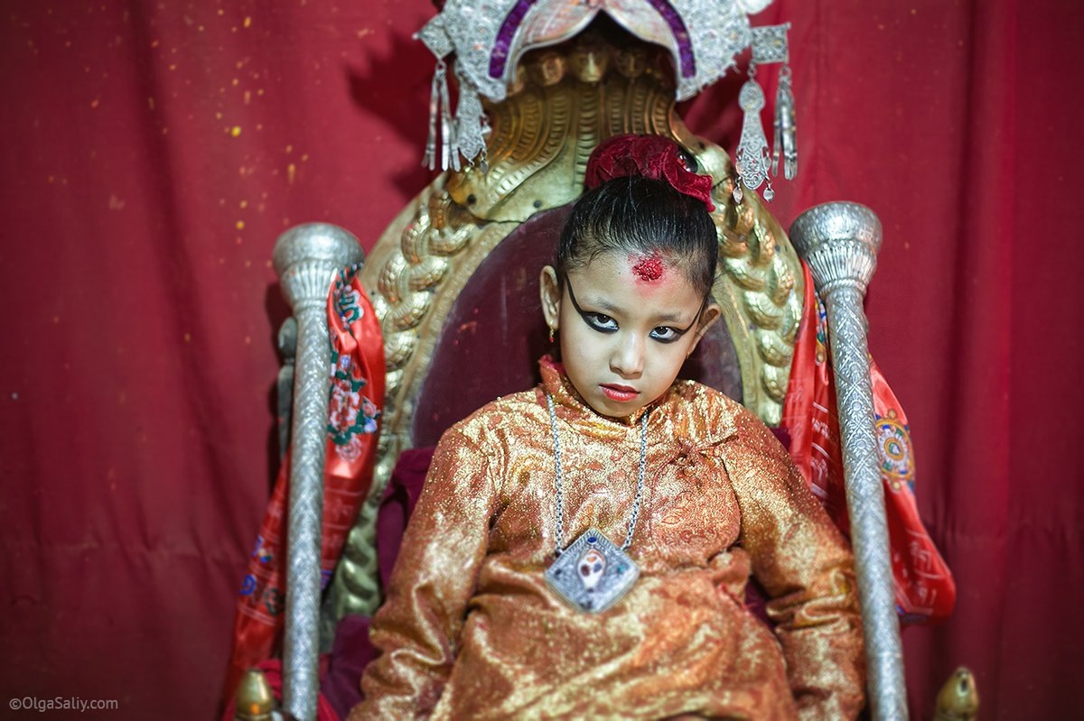 Богиня Кумари. 