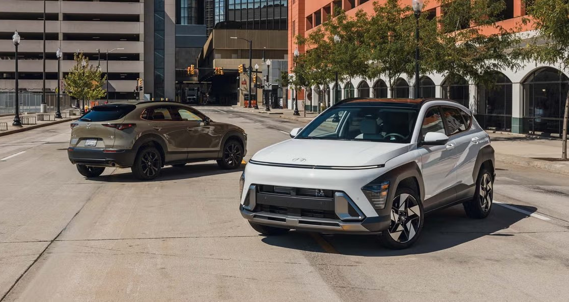 Mazda CX-30 против Hyundai Kona