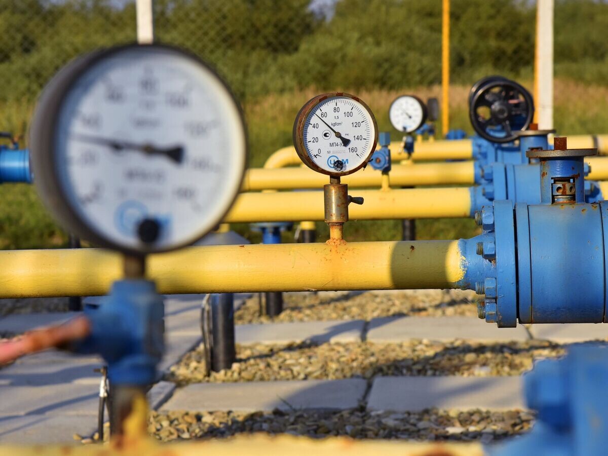    Комплекс подготовки экспортного газа на Украине© РИА Новости . Стрингер