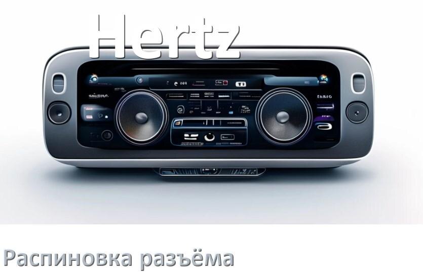 
Распиновка разъёма магнитолы Hertz Андроид по цветам проводов