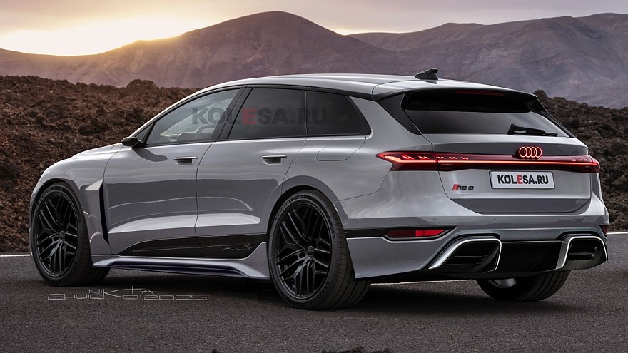    Рендер нового Audi RS6 Avant e-tron