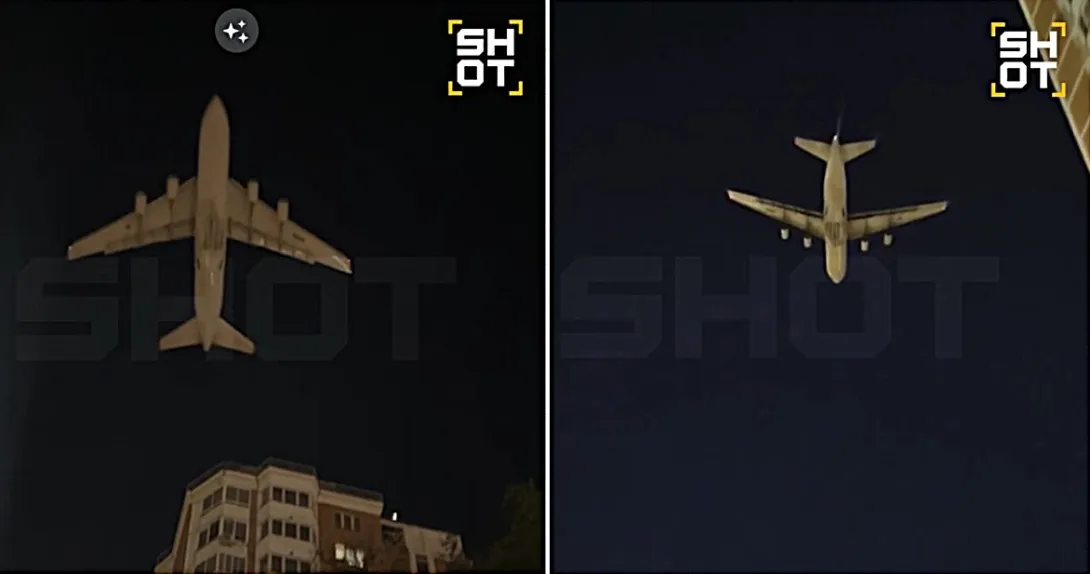 Пролёт транспортника Ан-124 над многоэтажками в Москве 22 сентября 2025 года
Фото:
Коллаж ForPost / скриншоты видео телеграм-канала SHOT