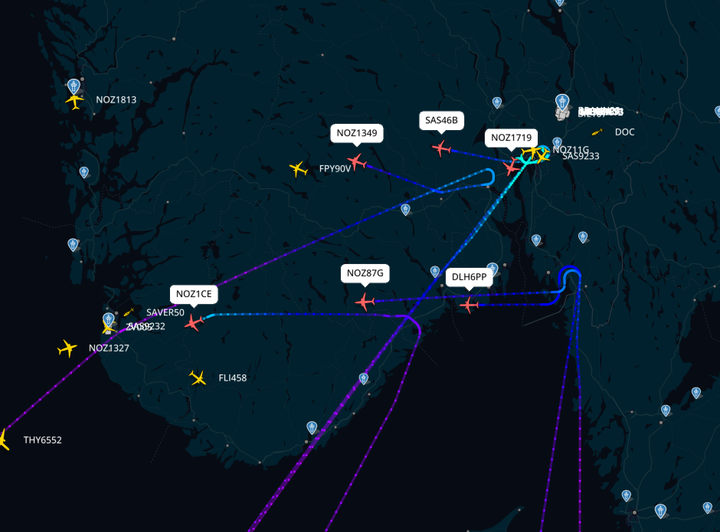    В Норвегии прекращали работу аэропортов в переполохе из-за дронов