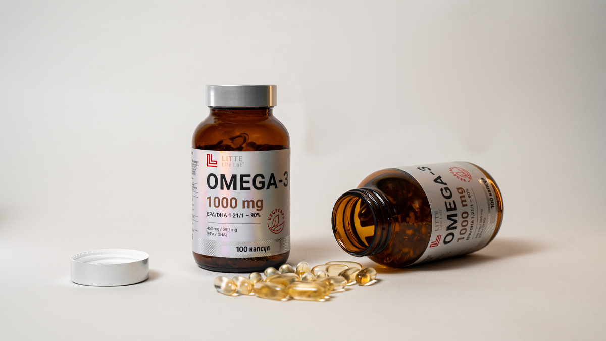 Оригинальная Омега-3 1000 мг Litte Life Lab.