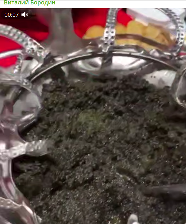 Скрин видео из тг-канала Виталия Бородина