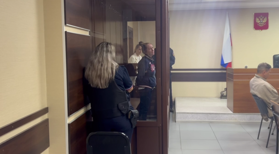    Юлия Вебер в суде. Источник: "МК на Алтае"