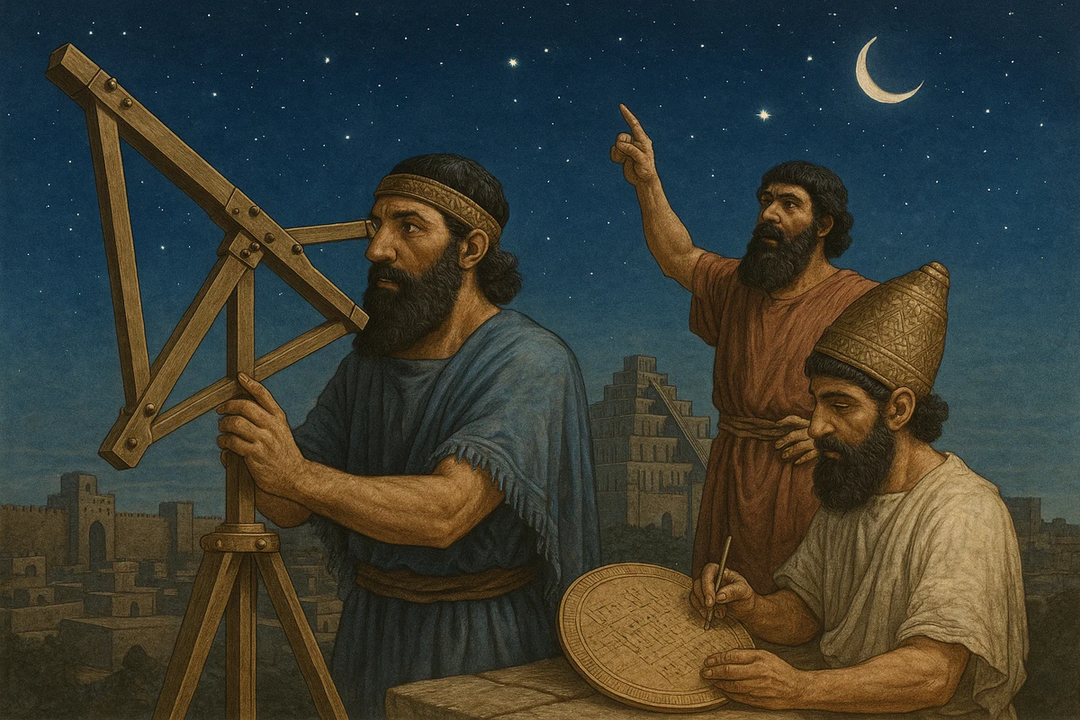 Вавилоняне за изучением звёзд