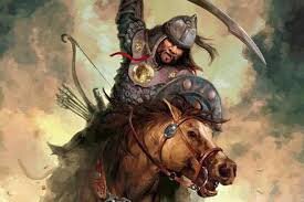 Изображение. Хан Батый на коне