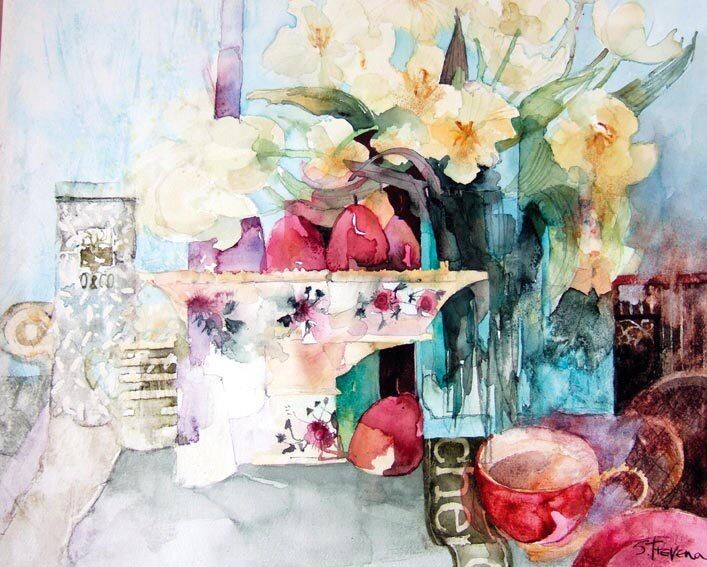 изображения работ Шарли Тревены взяты для илюстраций к статье из открытых источников в сети интернет. 