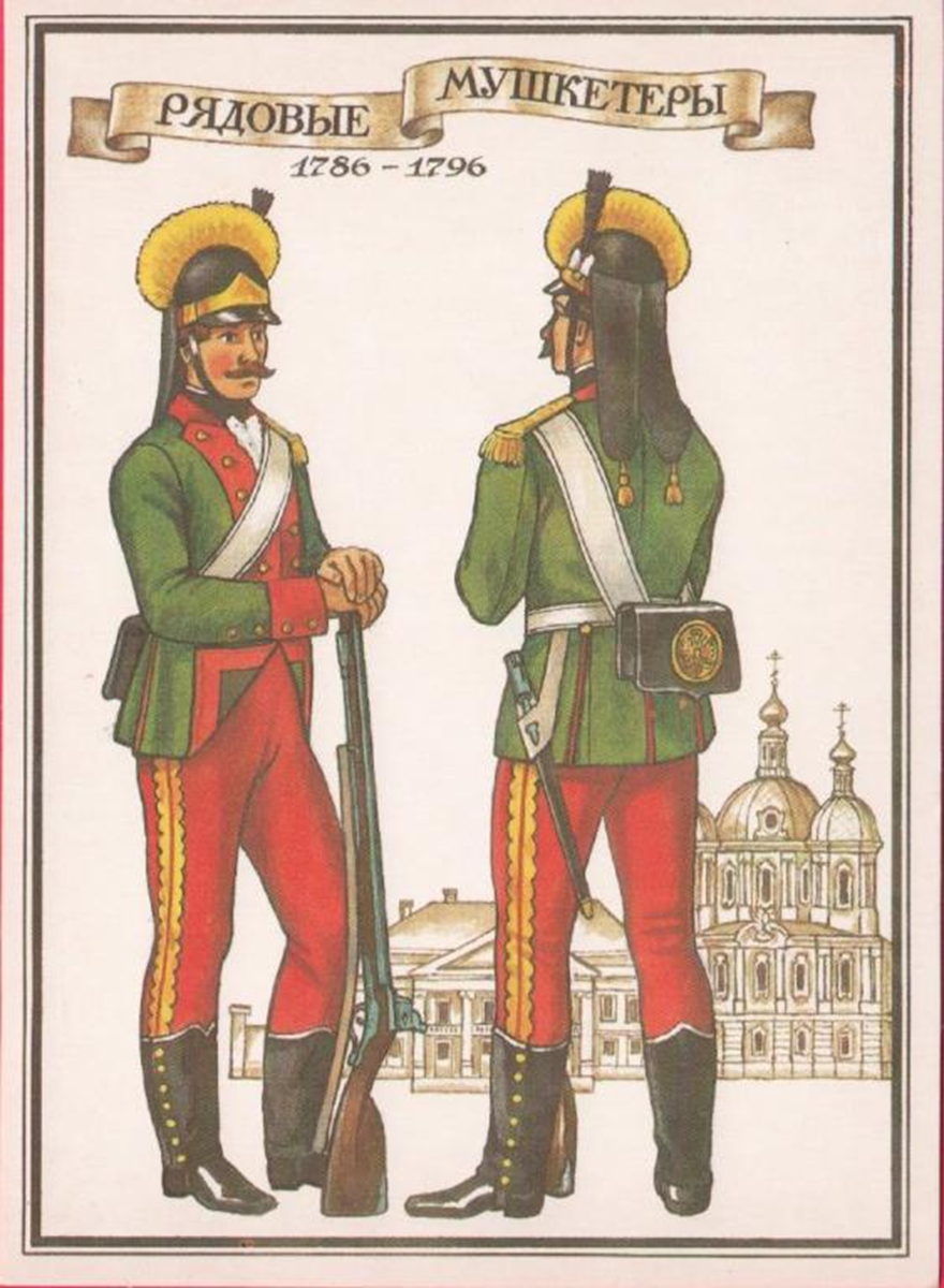 «Потемкинская» форма 1786 – 1796 гг.