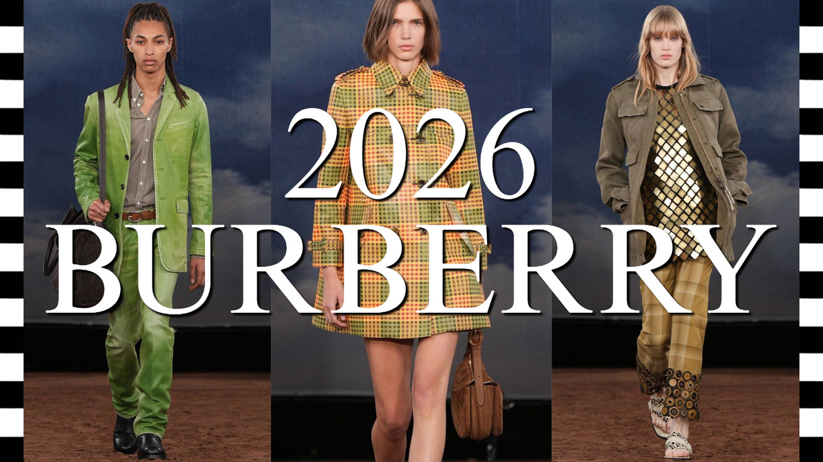 Показ коллекции Burberry Весна-Лето 2026 на Неделе моды в Лондоне
