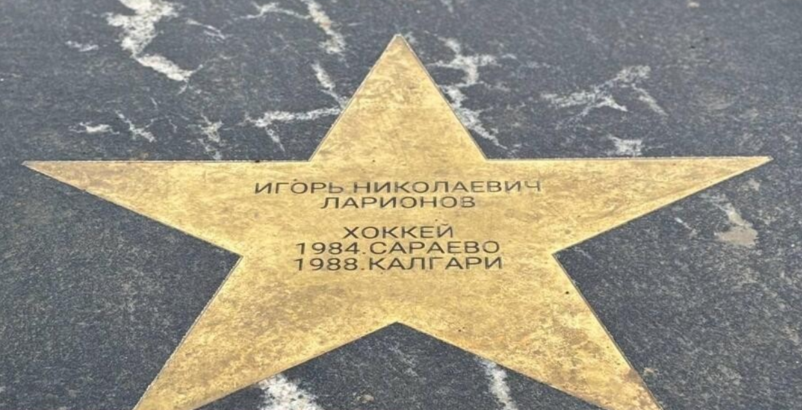 Фото с сайта https://regions.ru/voskresensk/sport/alleyu-zvezd-voskresenskih-sportsmenov-otkryli-pered-ledovym-dvortsom-himika