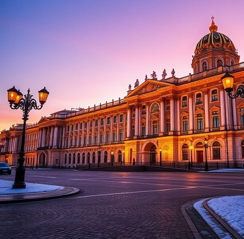 Здание в стиле елизаветинского барокко