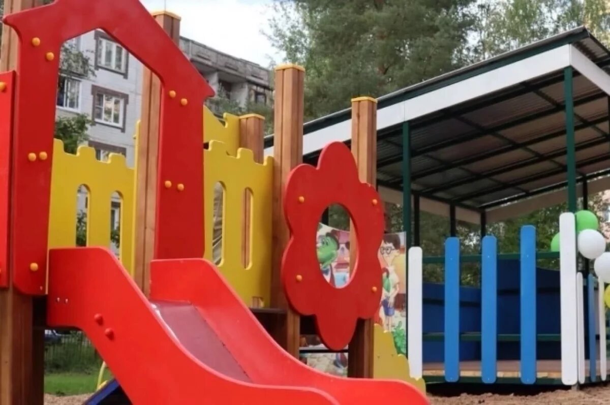    Новые игровые площадки появятся в 47 детсадах Тверской области
