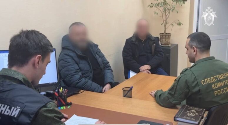    Допрос обвиняемого. Фото: t.me/kubansledcom