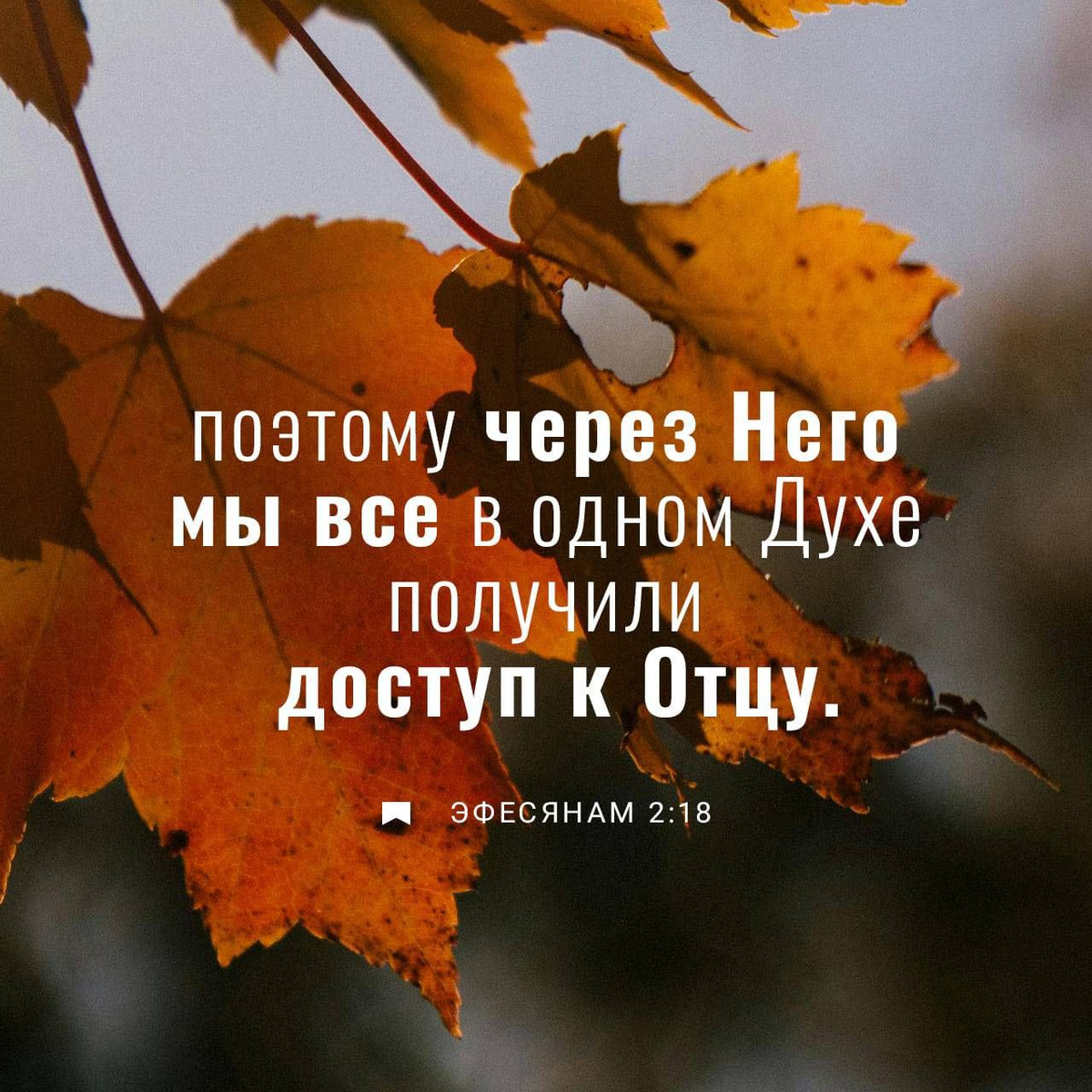 Эфесянам 2:18