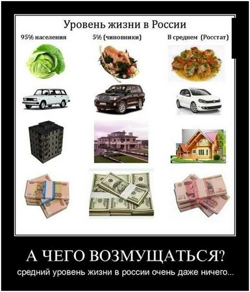 А у бедных и нищих ничего нет в своей жизни!