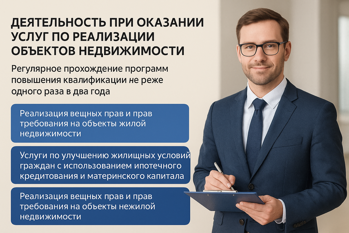 Ключевые требования к экспертам и специалистам по недвижимости