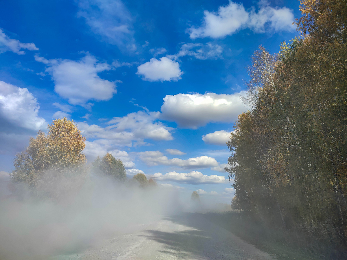 Вот такая сплошная белая пыль